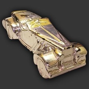 Vtg Avon Silver Duesenberg Oland Decanter Bottle